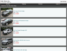 Tablet Screenshot of peterfullercars.com